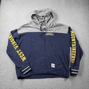 Victorias Secret Pink x 5th & Ocean Hoodie LARGE Forever A Mountaineer Pullover